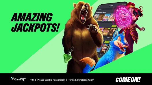 ComeOn Casino Jacckpot Slot Games